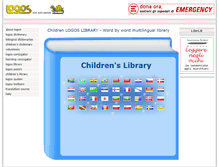 Tablet Screenshot of children.logoslibrary.eu
