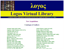 Tablet Screenshot of logoslibrary.org